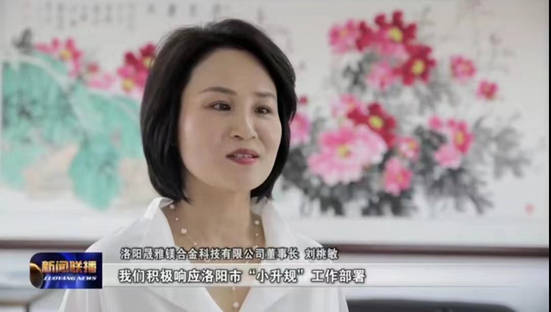 劉董事長(zhǎng)接受洛陽(yáng)電視臺(tái)采訪